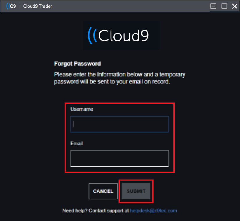 Reset your password – Symphony Help Center