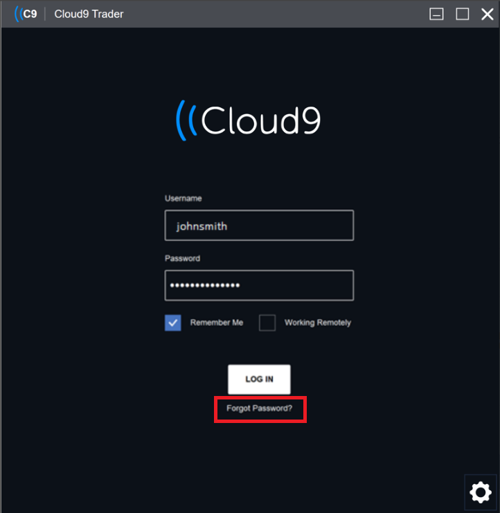 Reset your password – Symphony Help Center