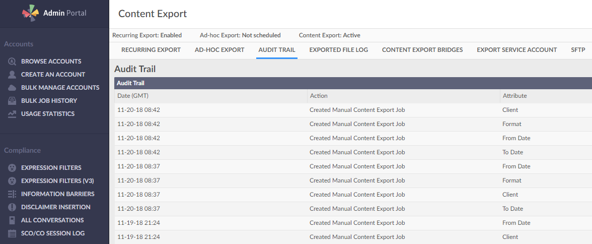 guardium user activity audit trail